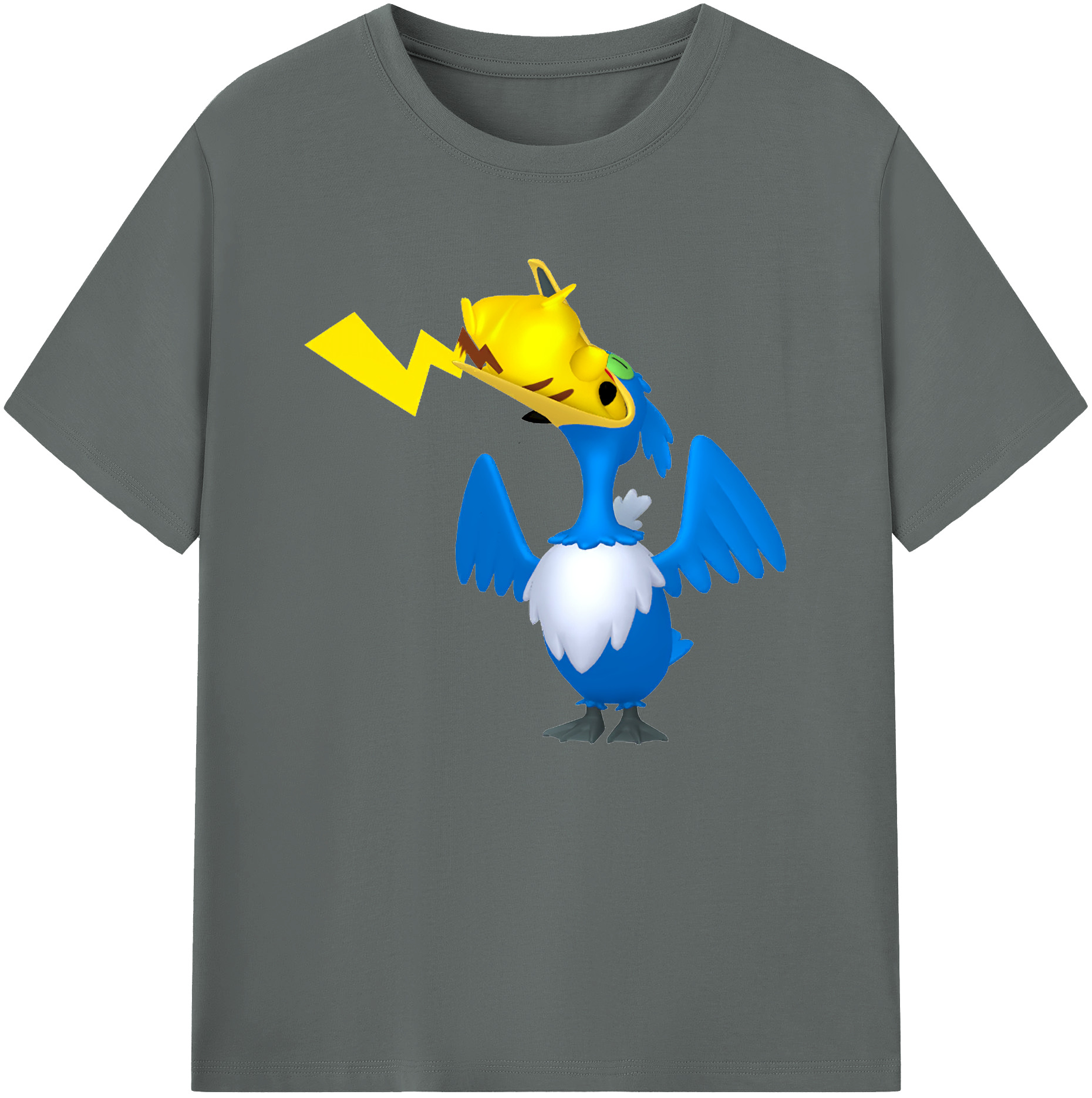 （画像用） ポケットモンスター Pokémon 綿100％ メンズ半袖Tシャツ｜肌触りやわらか＆通気性